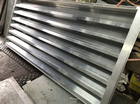 sheet metal louver dimensions|metal louvered panels exterior.